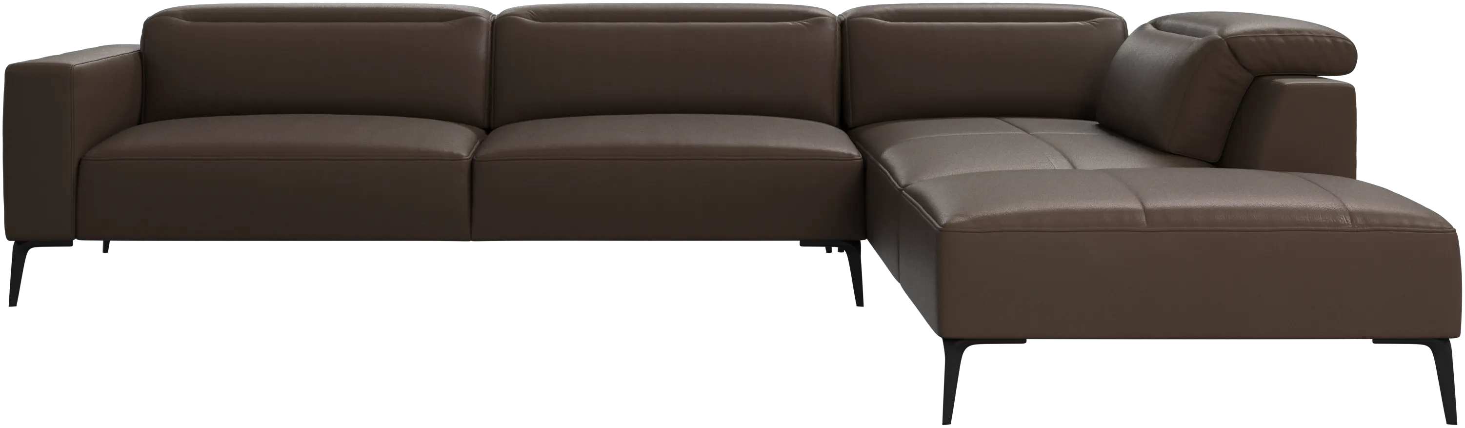 Zürich corner sofa with lounging unit