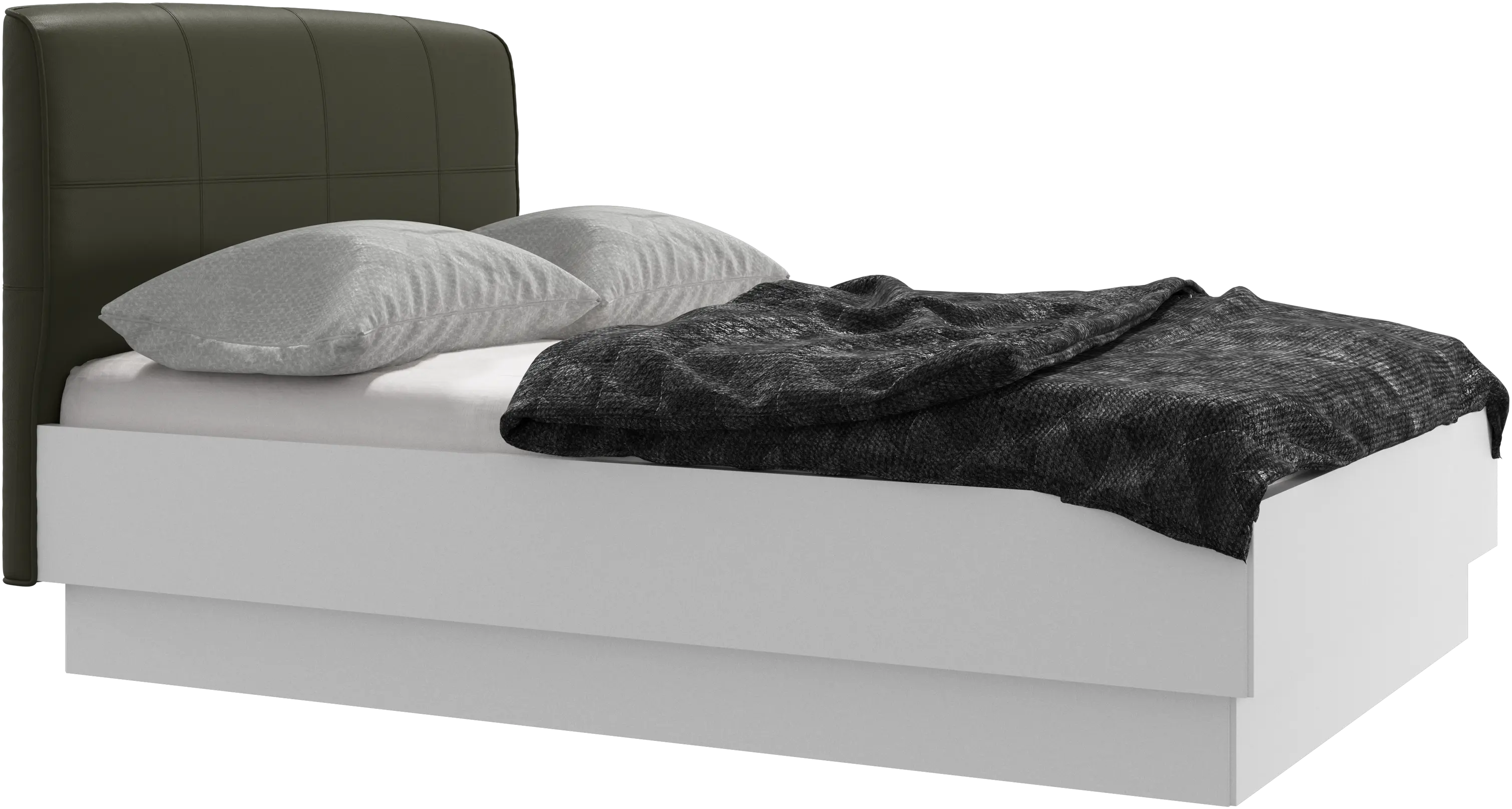 Houston, upholstered bed with storage