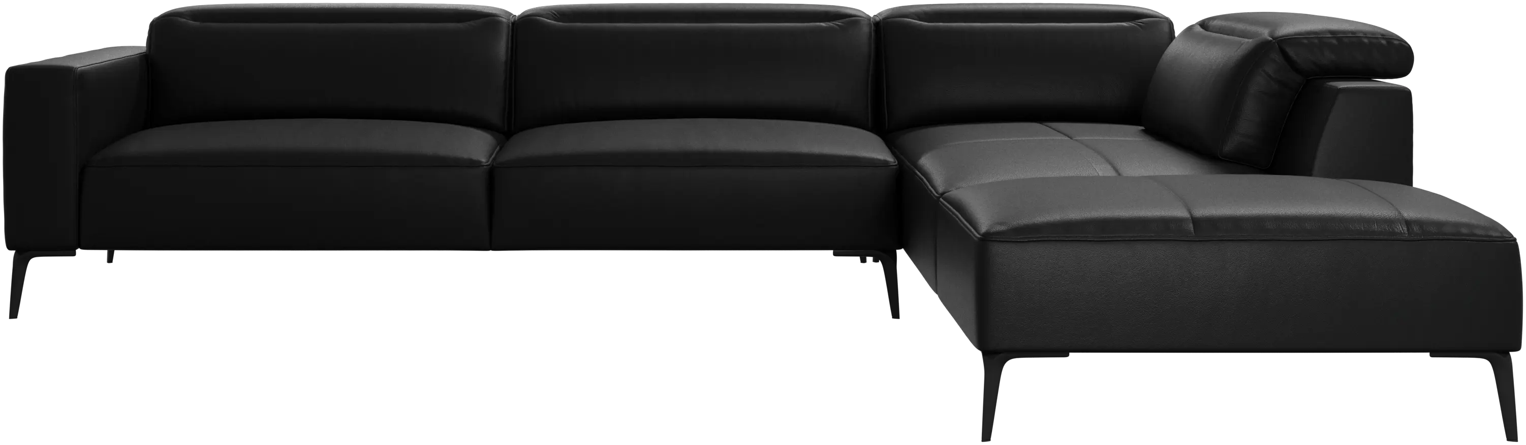 Zürich corner sofa with lounging unit