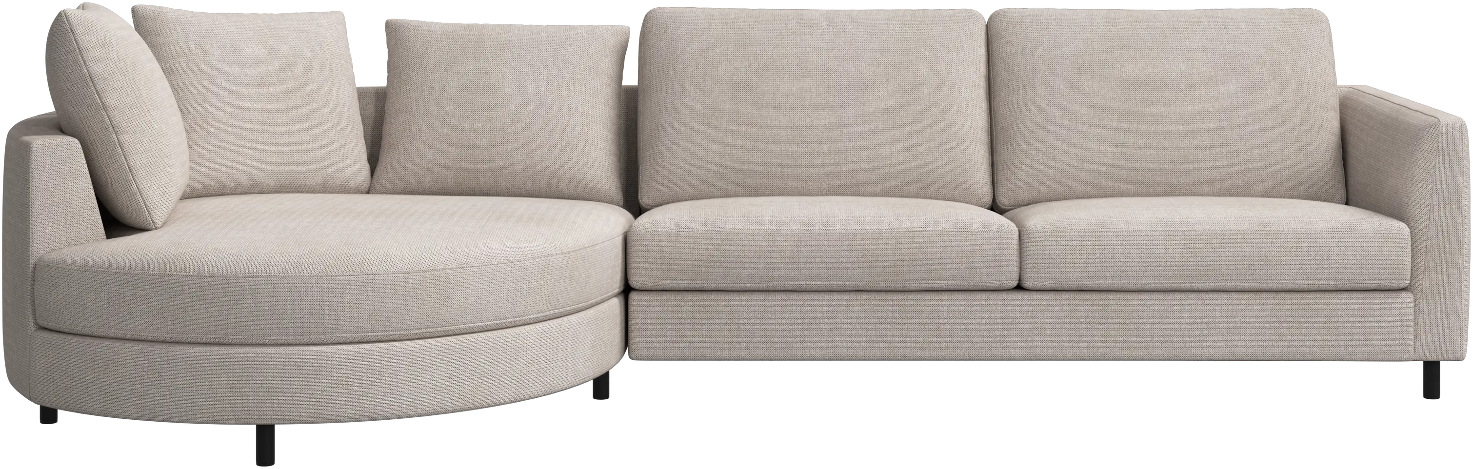 Indivi sofa with chaise longue left