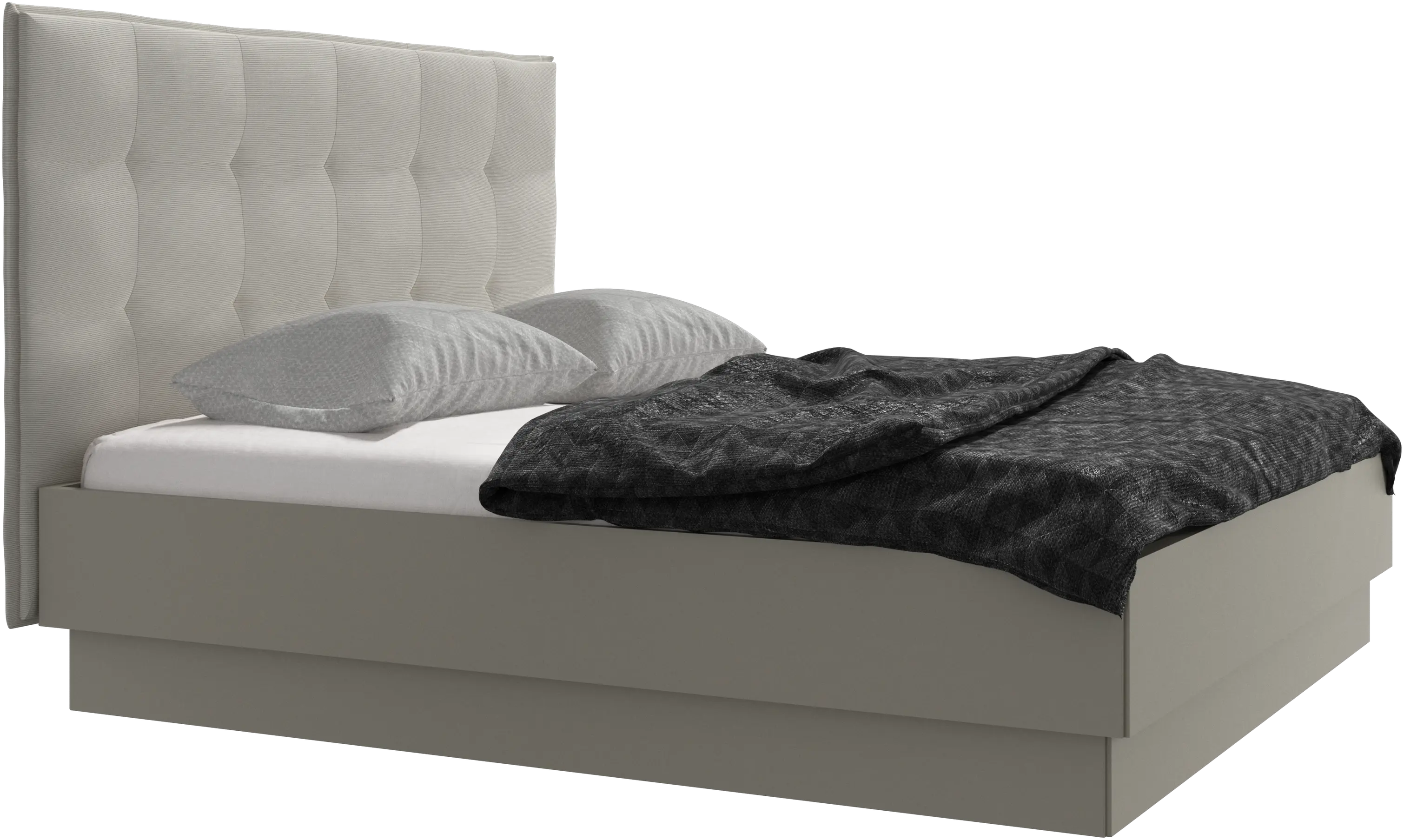 Cama com arrumação, excluindo colchão Lugano