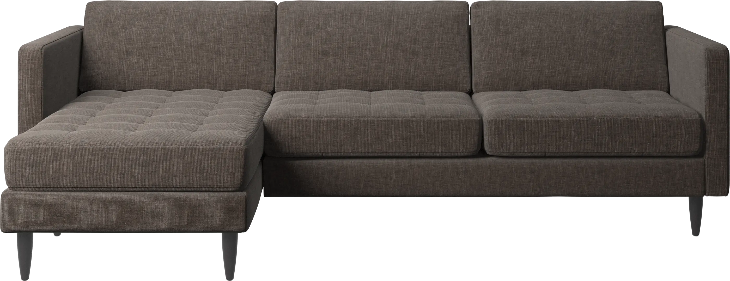Osaka sofa with resting unit, tufted seat