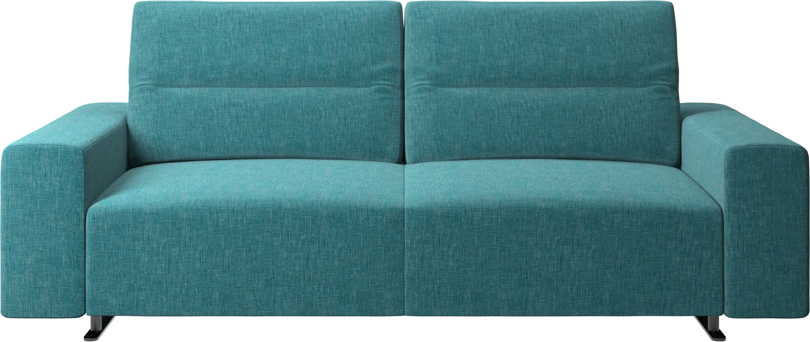 Hampton sofa with adjustable back and storage on the right side