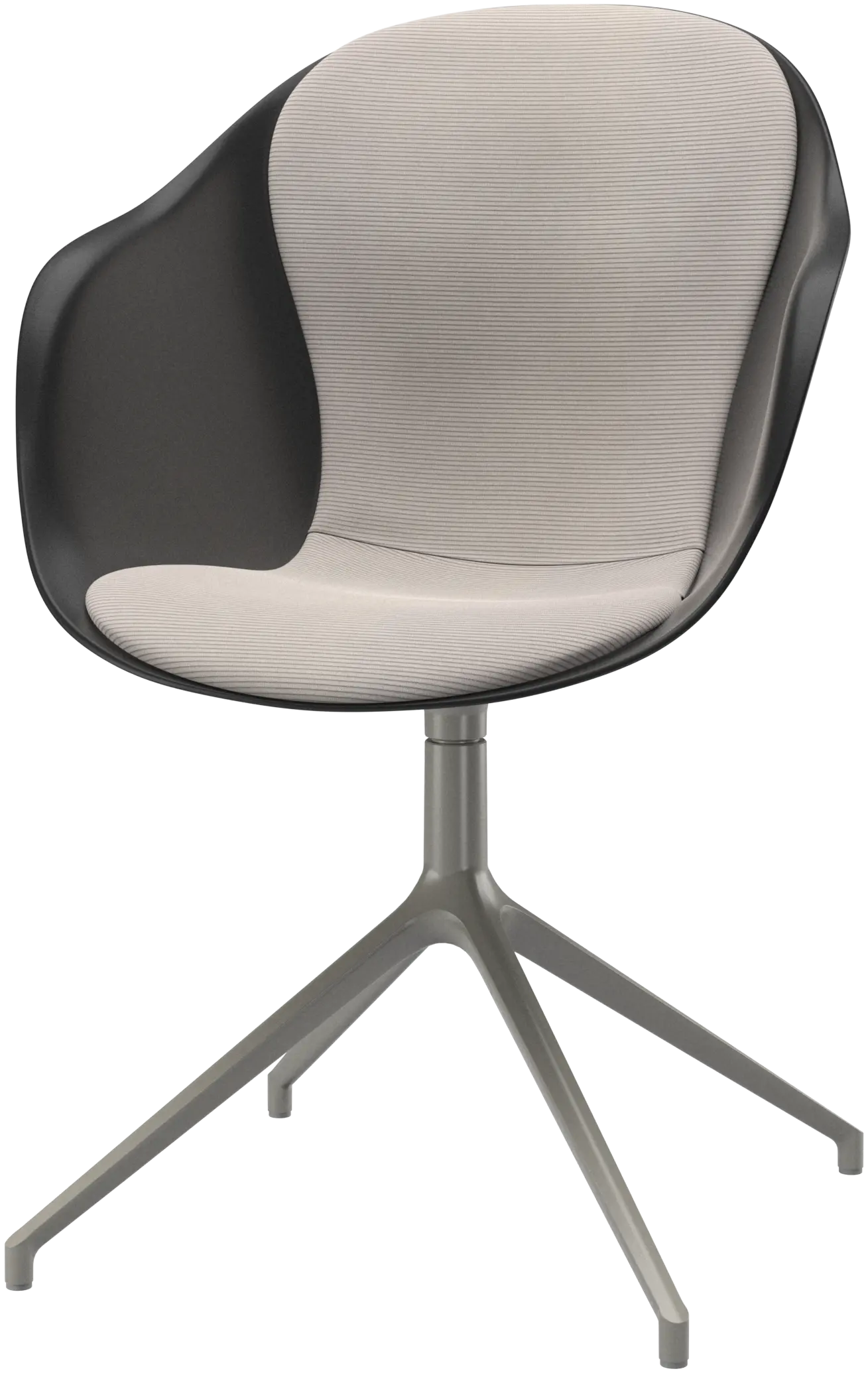 Chaise de salle à manger Adelaide avec fonction pivotante.