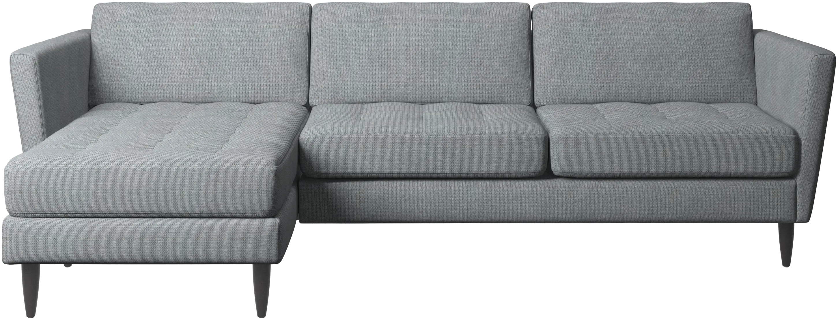 Osaka sofa with resting unit, tufted seat