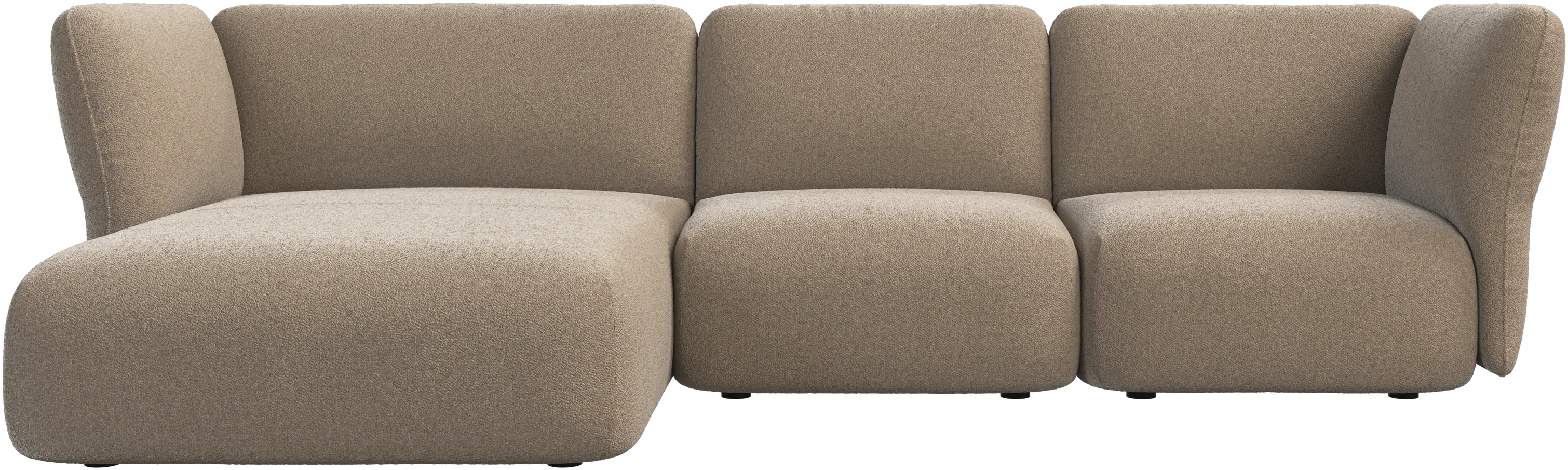 Paraggi 2-seater with chaise longue left