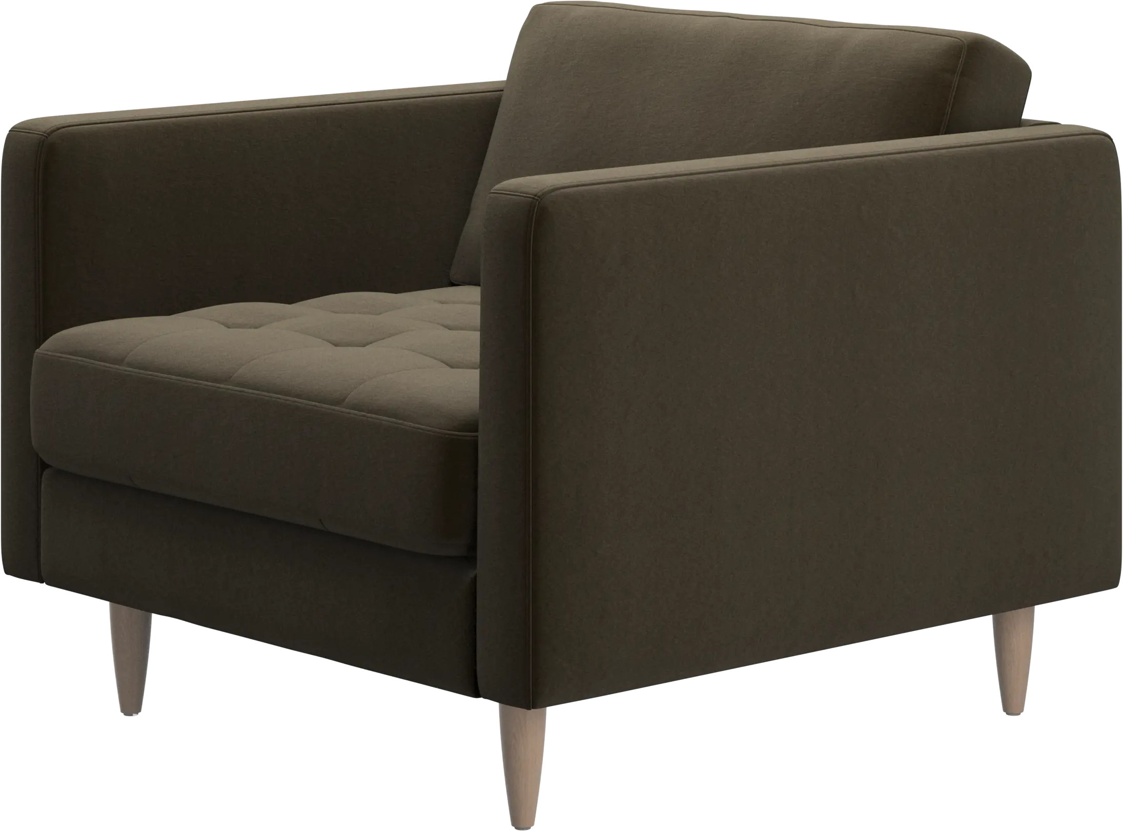 Osaka chair, tufted seat
