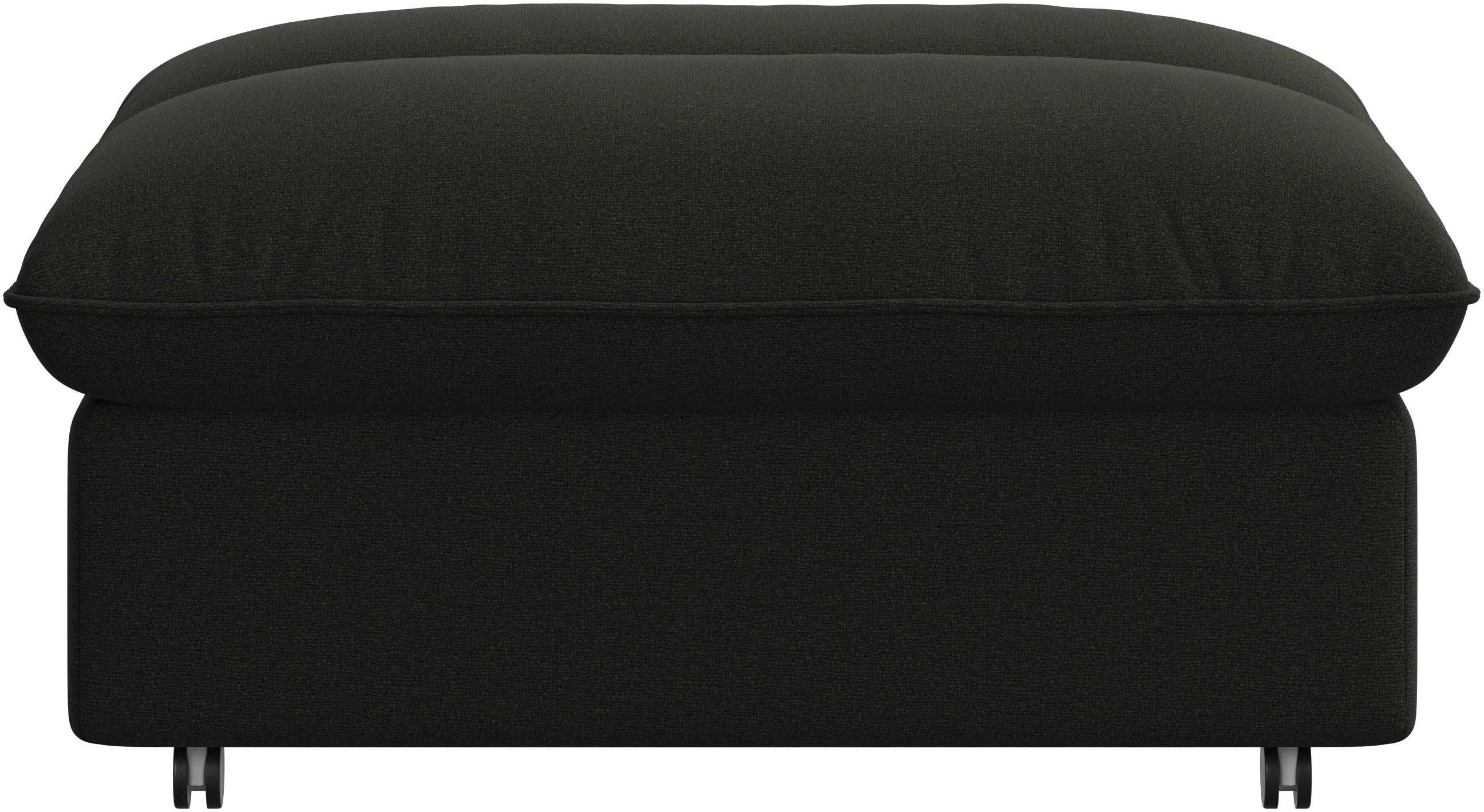 Southampton pouffe on wheels with storage