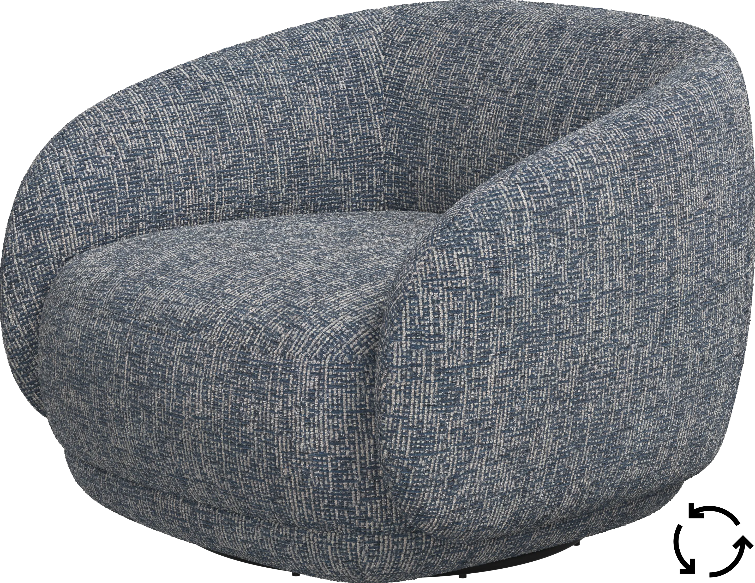 Bolzano armchair with swivel function