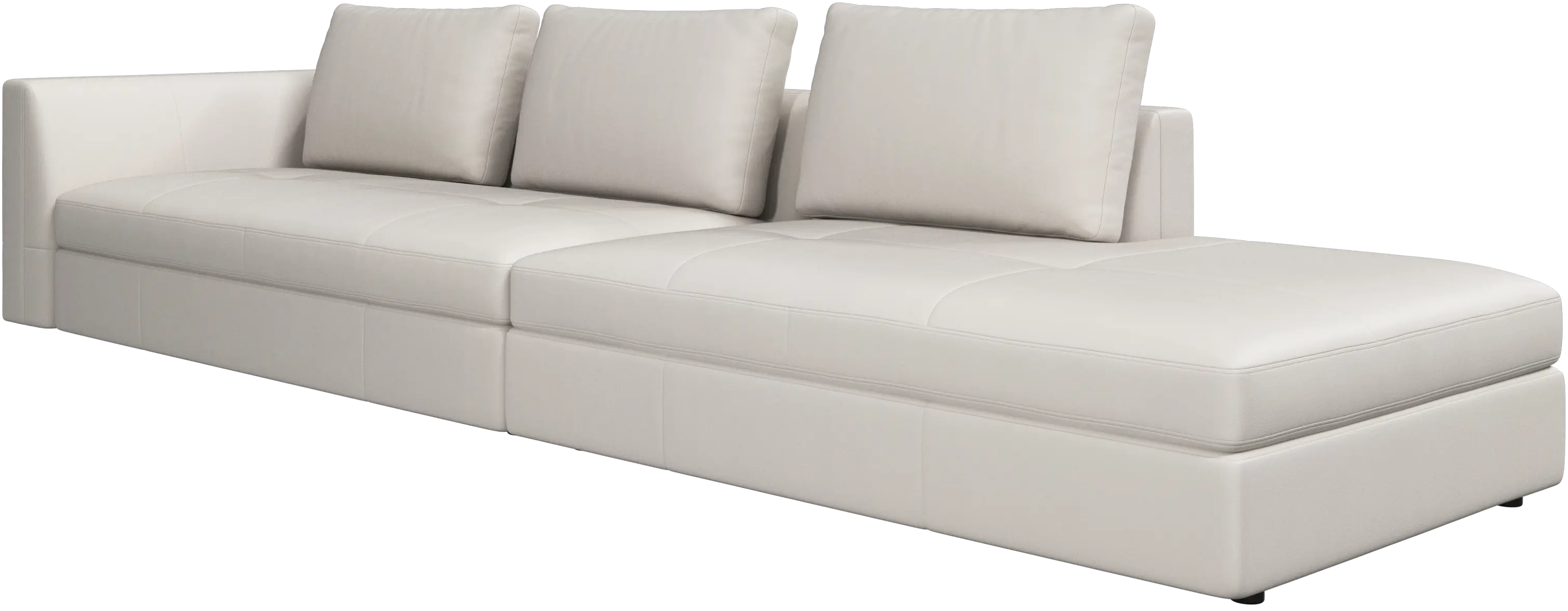 Bergamo sofa with lounging unit