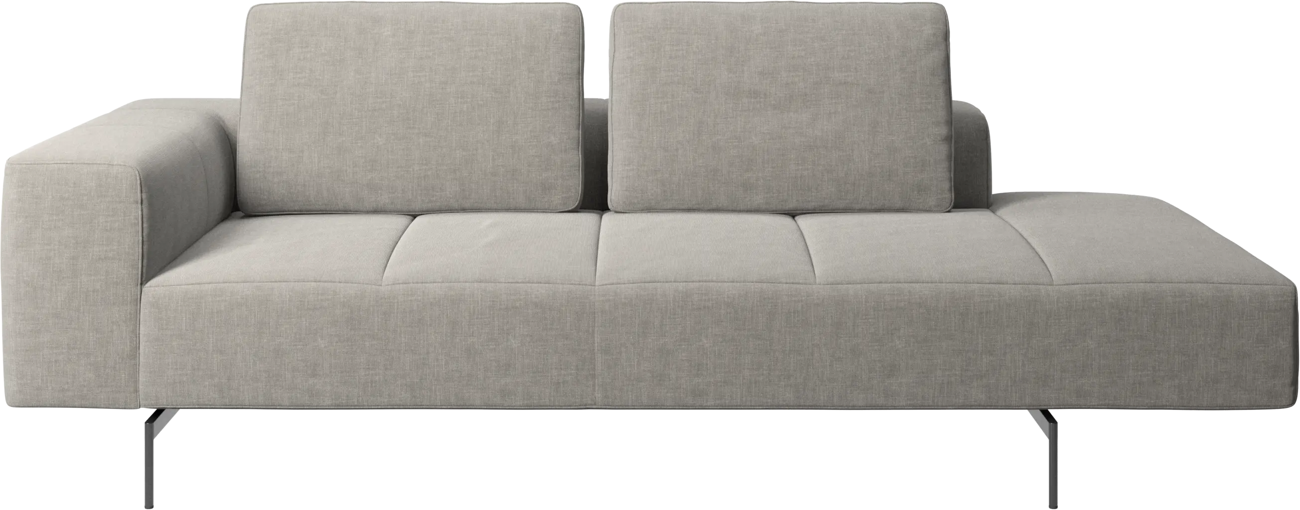 Amsterdam resting module for sofa, armrest left, open end right