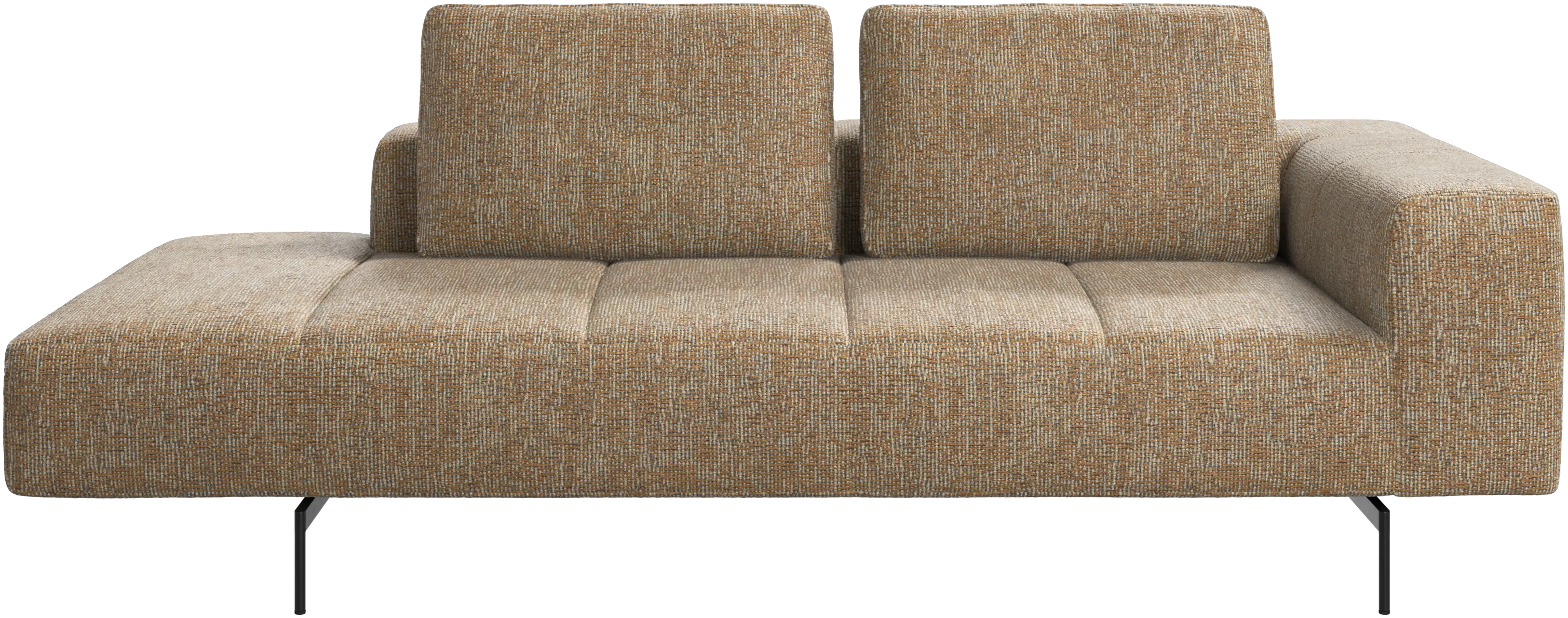 Amsterdam resting module for sofa, armrest right, open end left