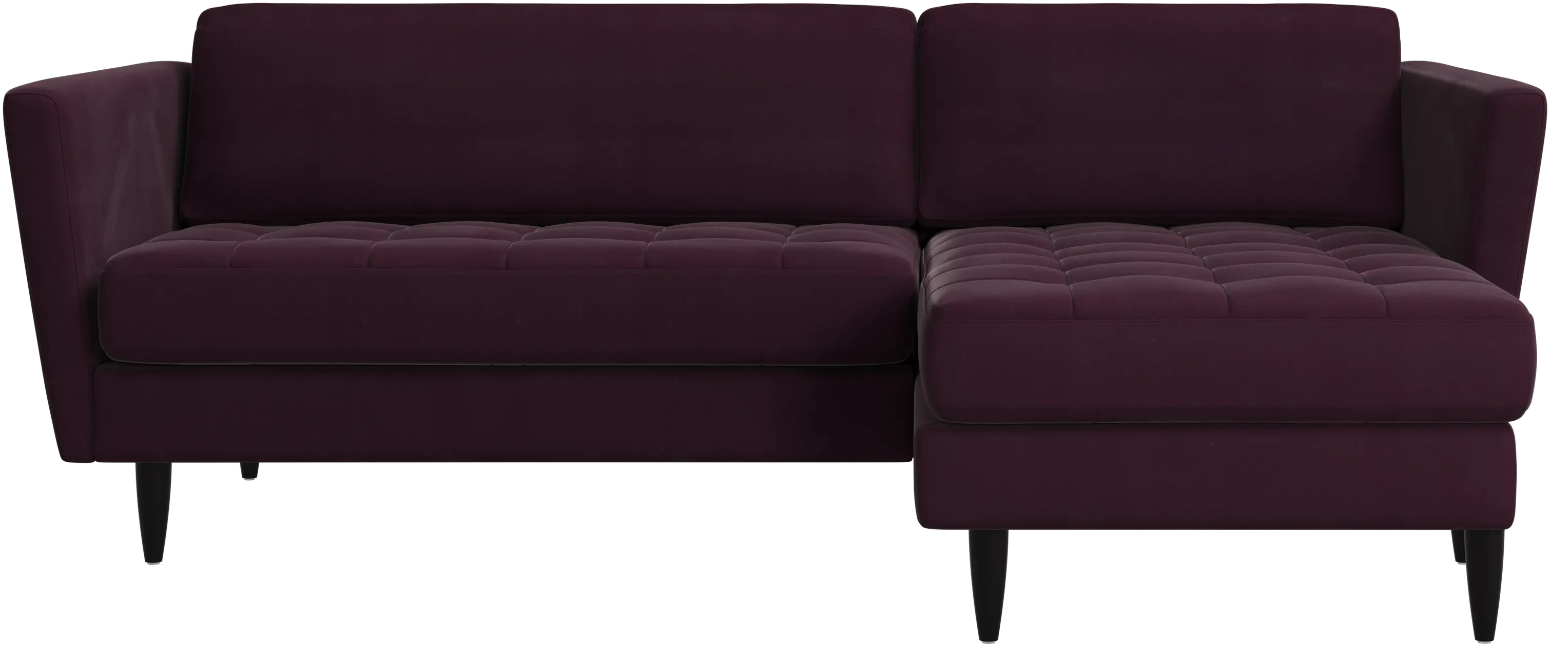 Osaka sofa with resting unit, tufted seat