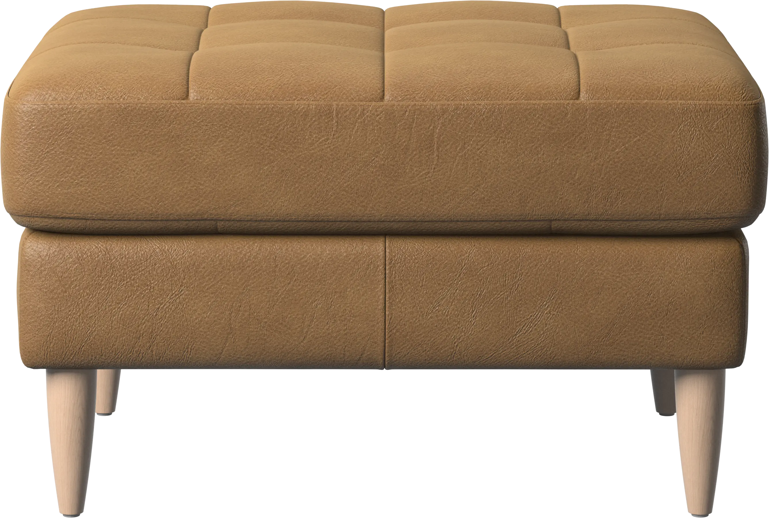 Osaka footstool, tufted seat