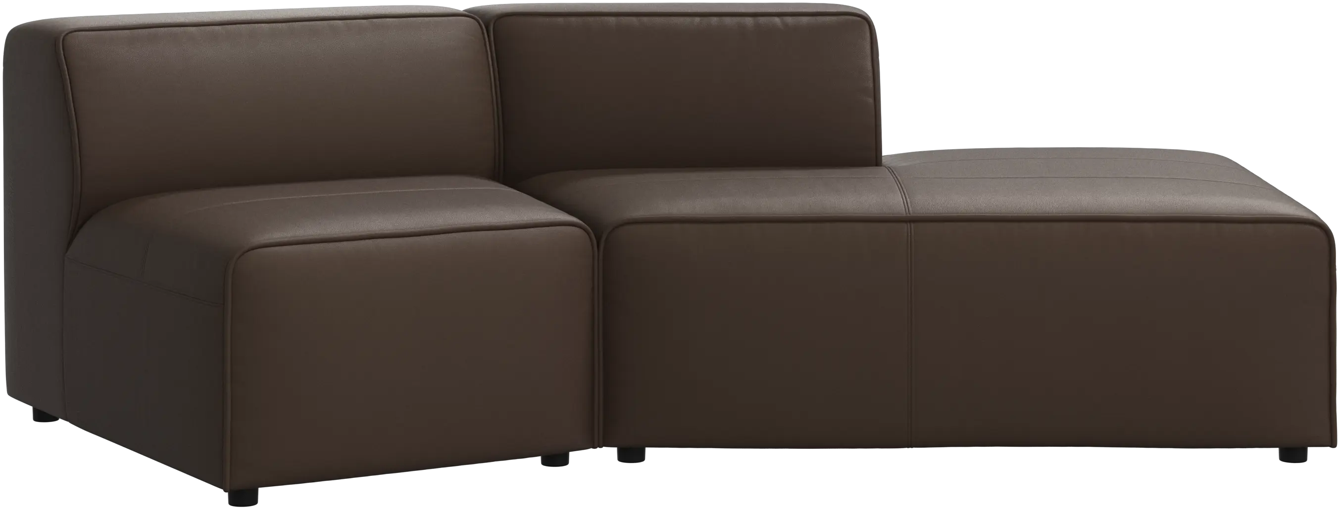 Sofá Carmo con lado abierto, en ángulo, derecho