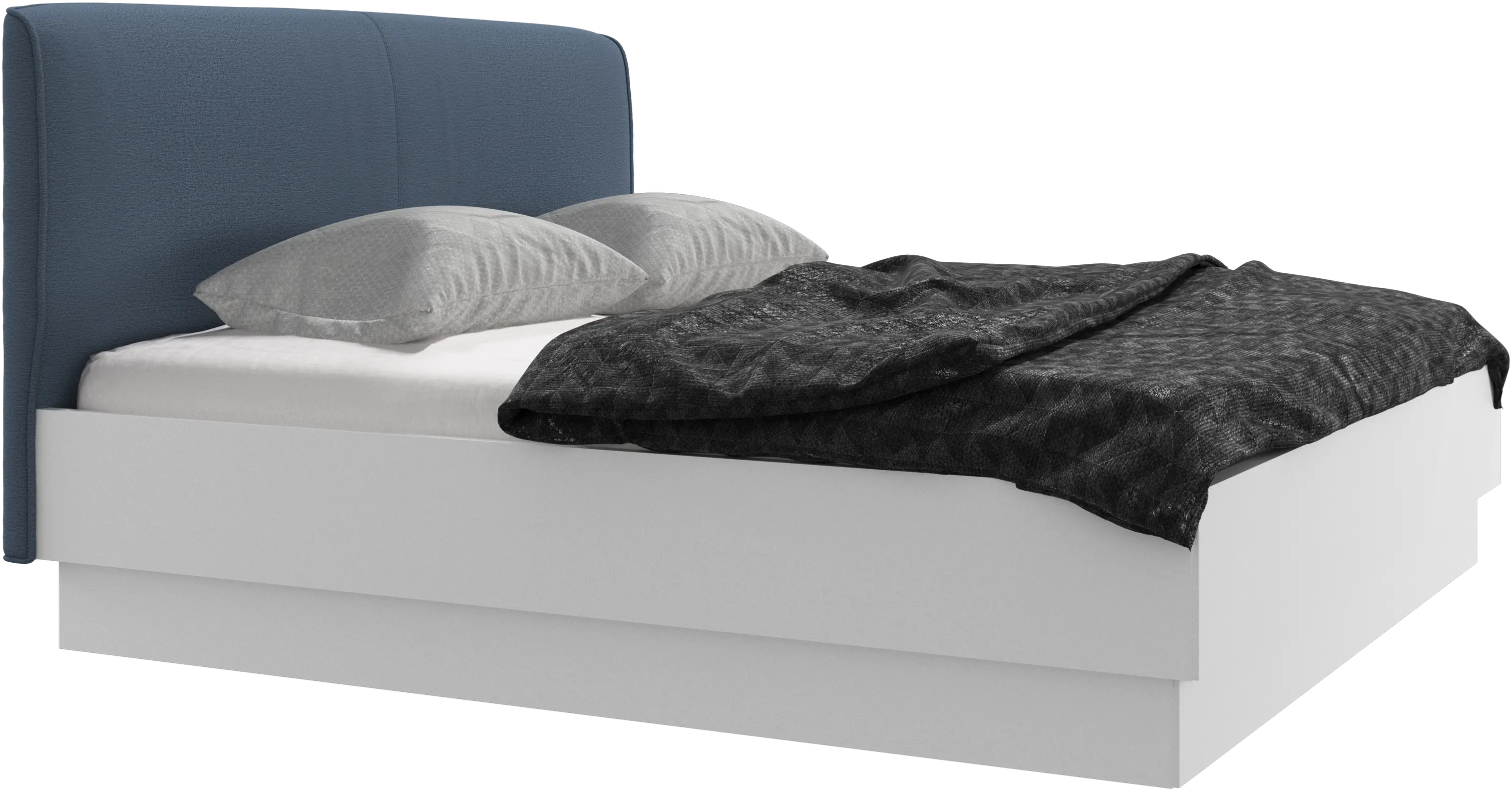 Houston, upholstered bed with storage