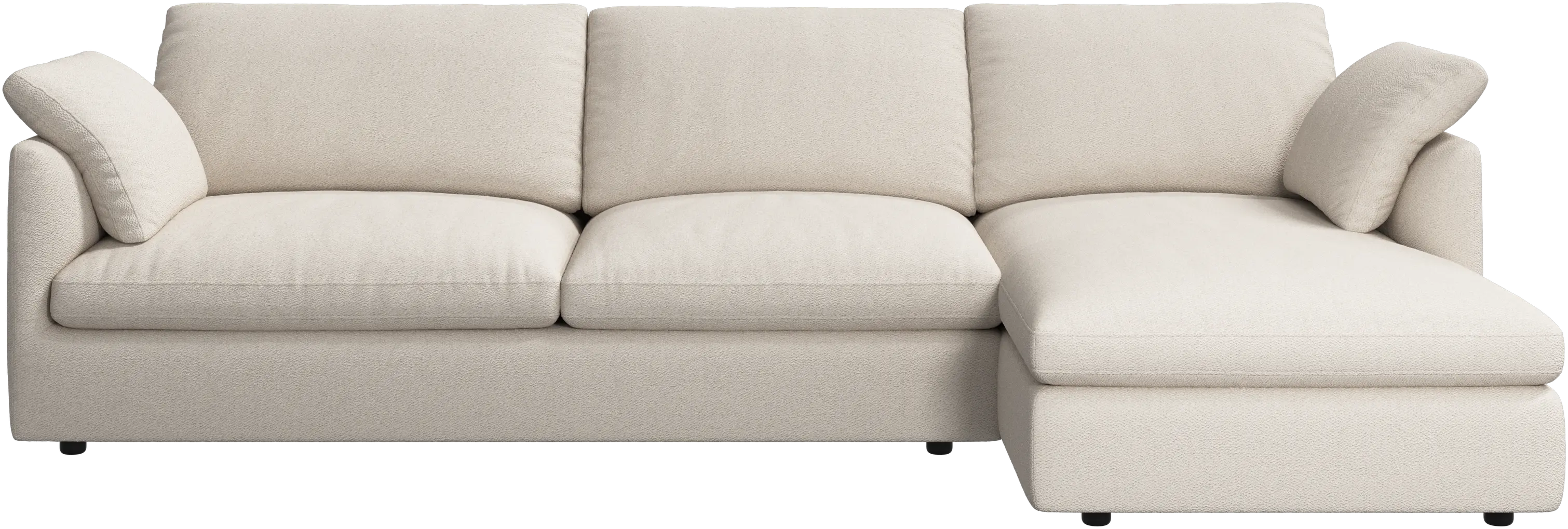 Milano sofa with chaise longue right