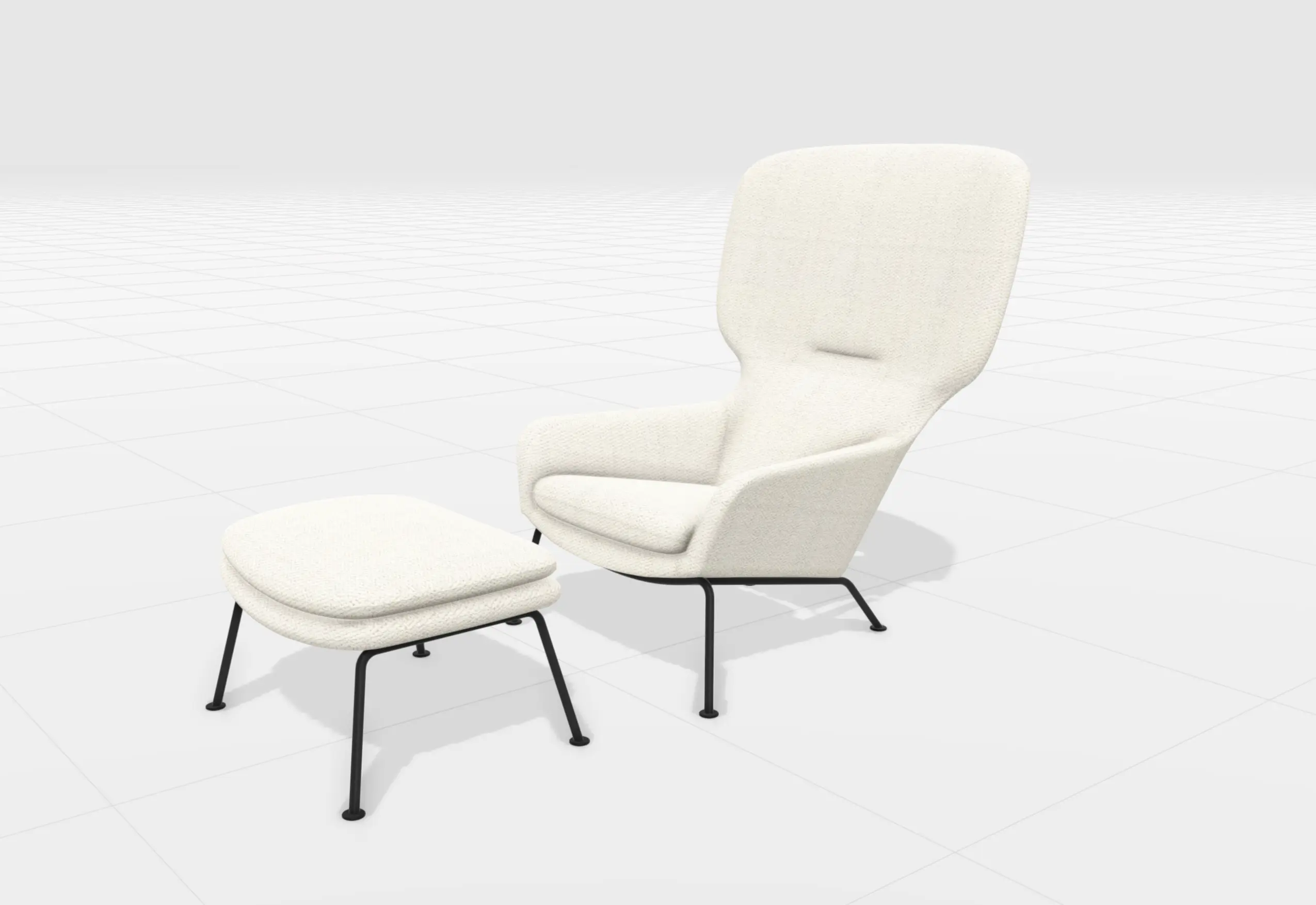 Armchairs Dublin armchair and footstool