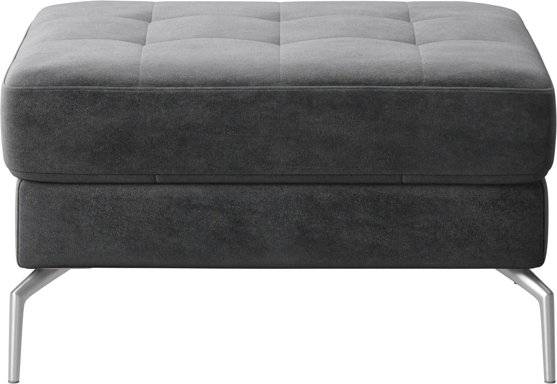 Osaka footstool, tufted seat