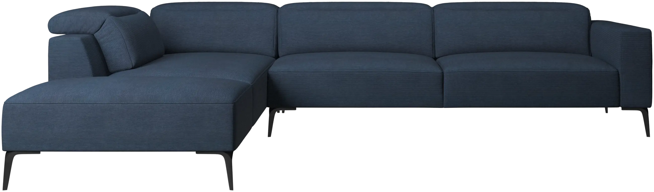 Zürich corner sofa with lounging unit