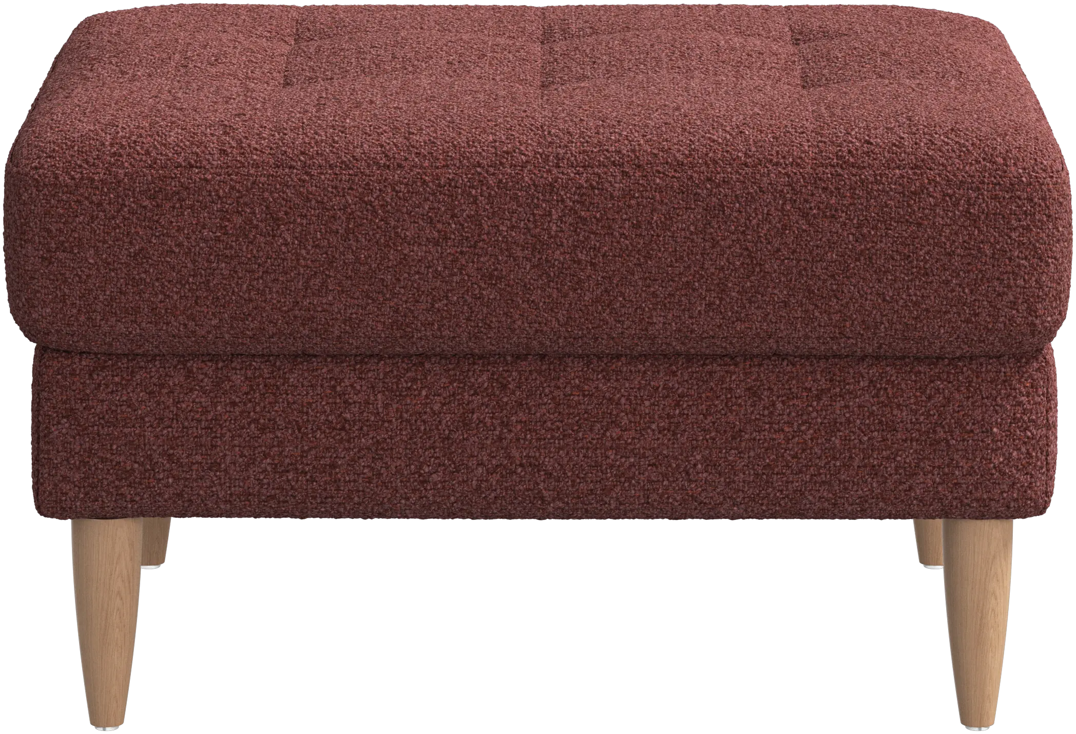 Osaka footstool, tufted seat