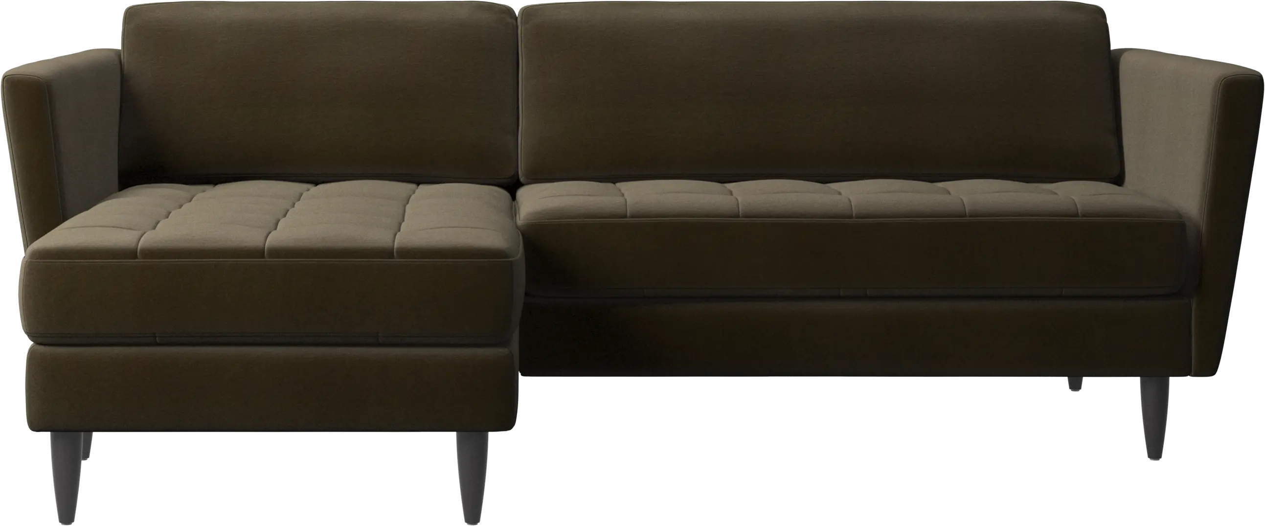 Osaka sofa with resting unit, tufted seat