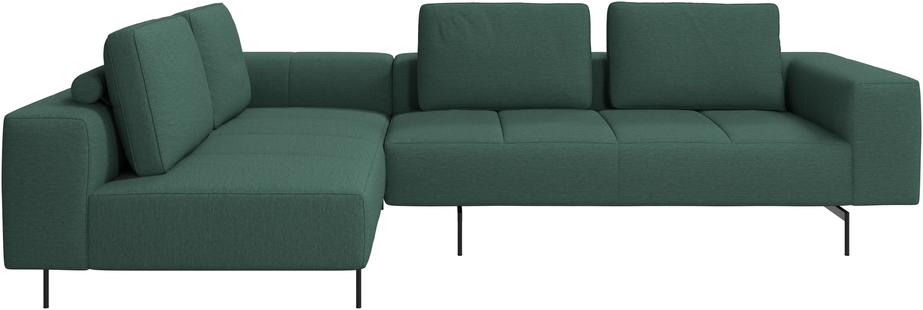 Amsterdam corner sofa with lounging unit