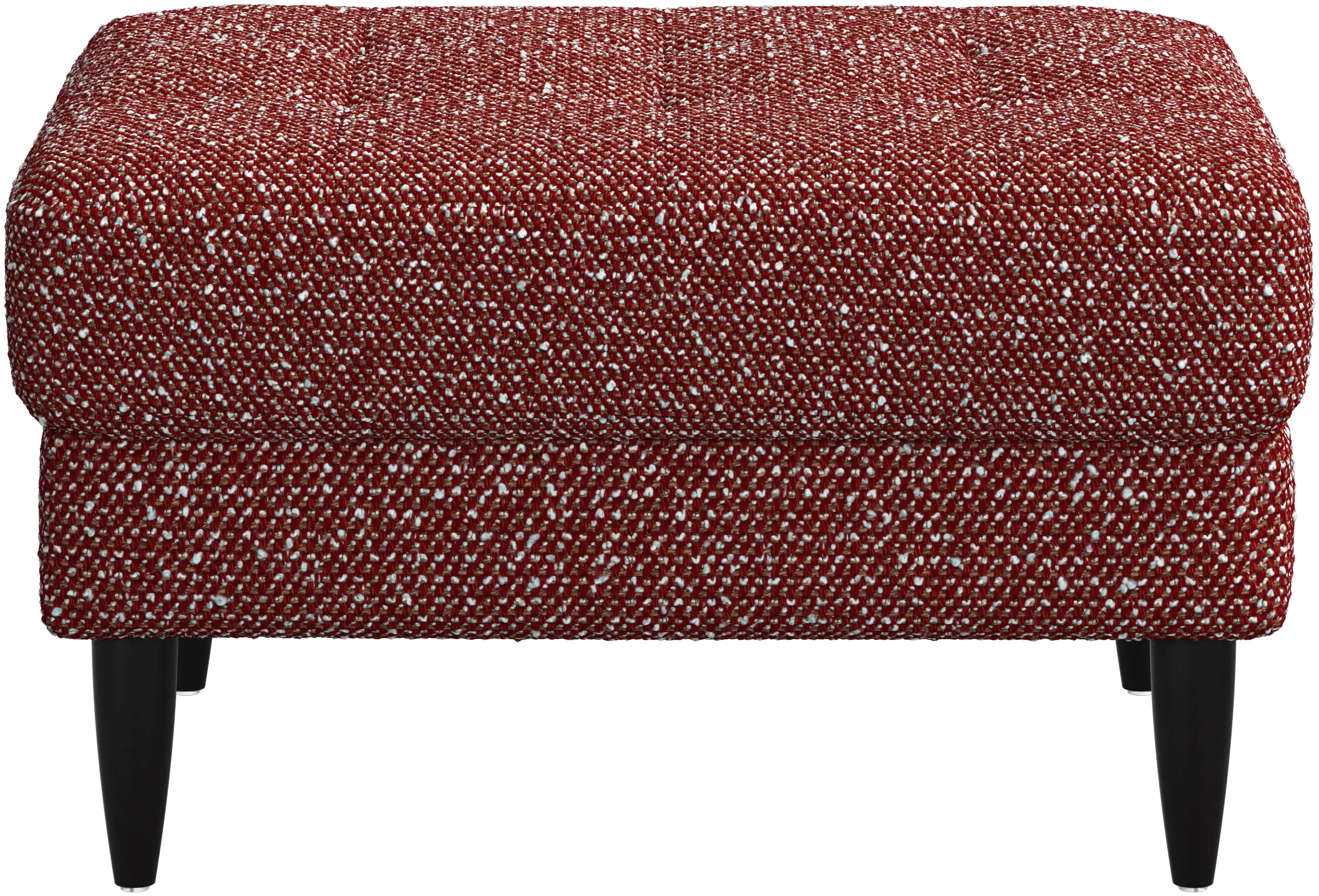 Osaka footstool, tufted seat