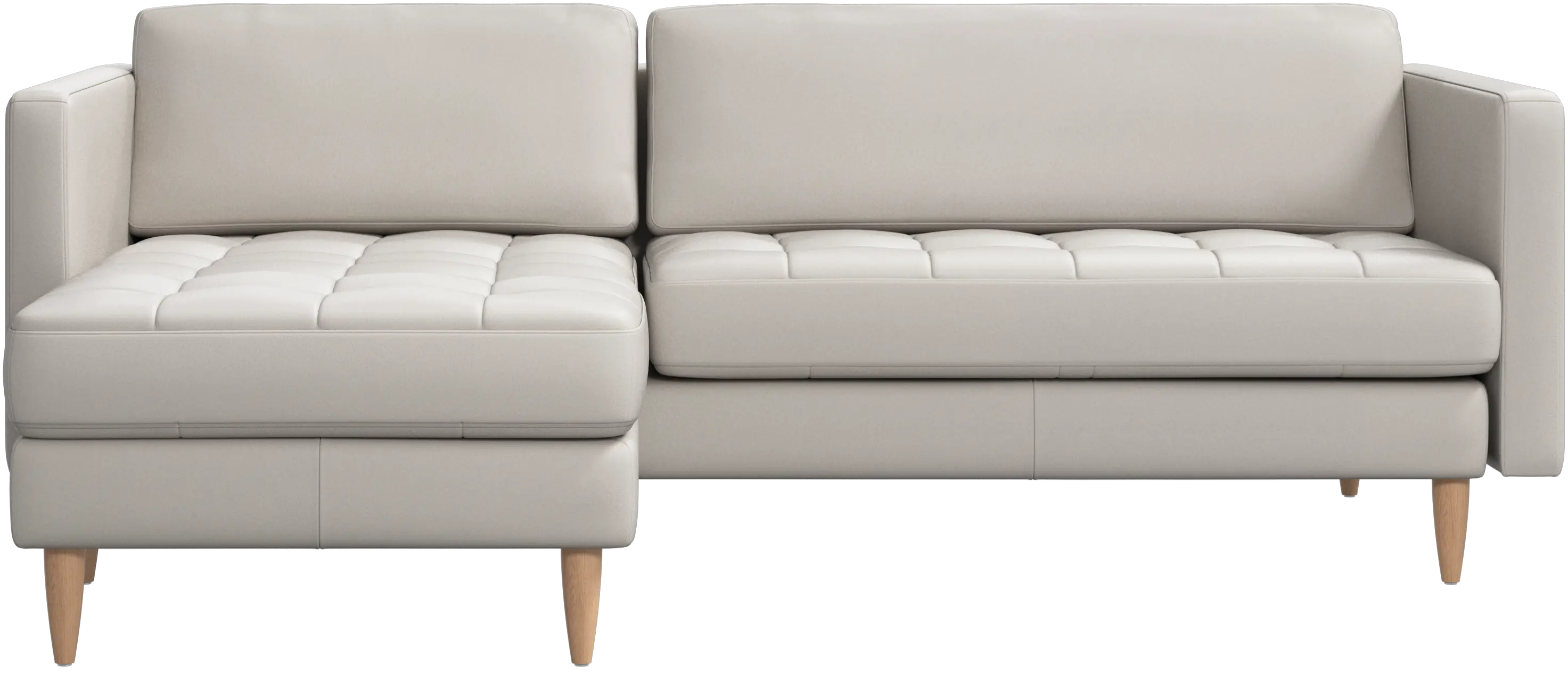 Osaka sofa with resting unit, tufted seat