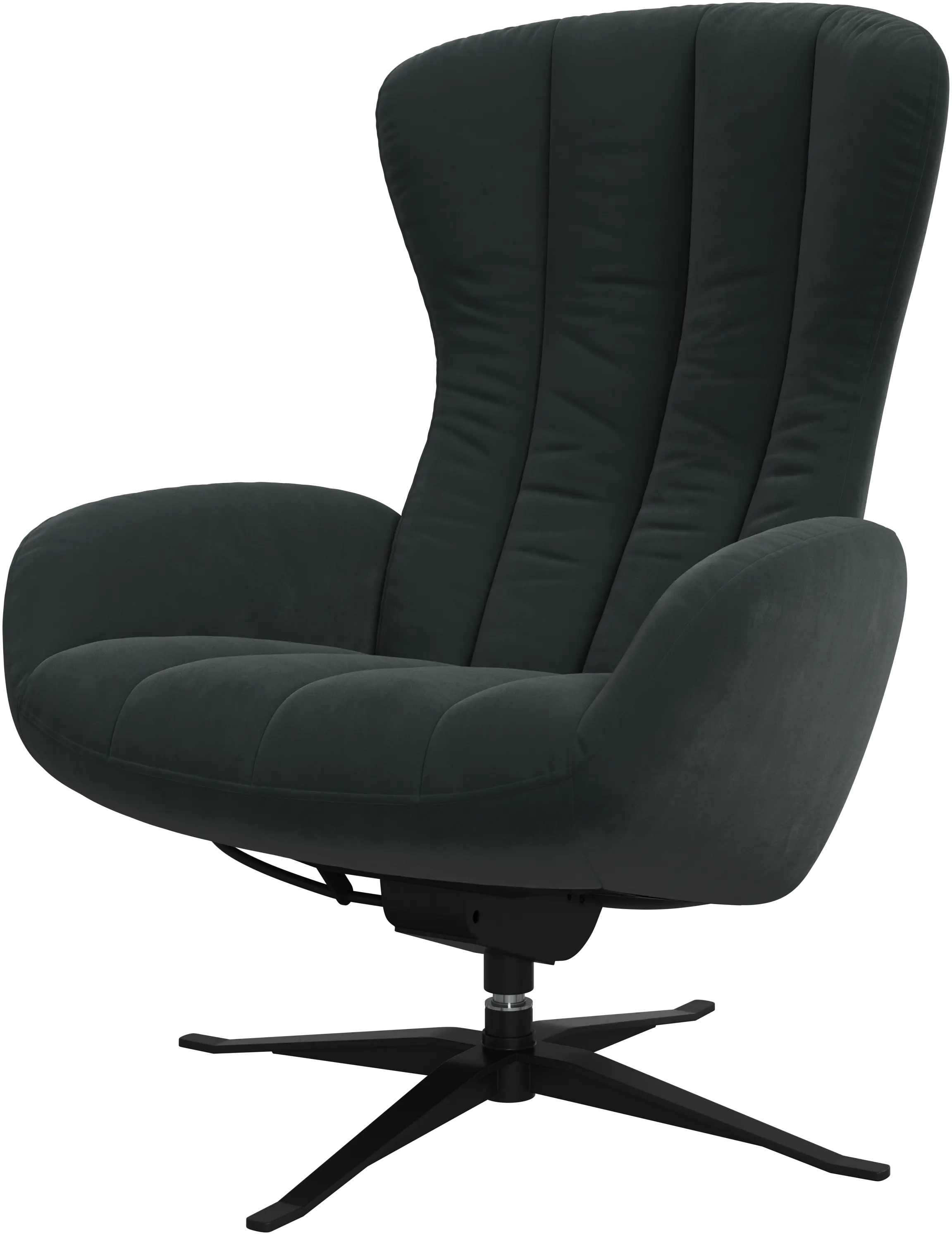Tilburg living chair with tilt and swivel function