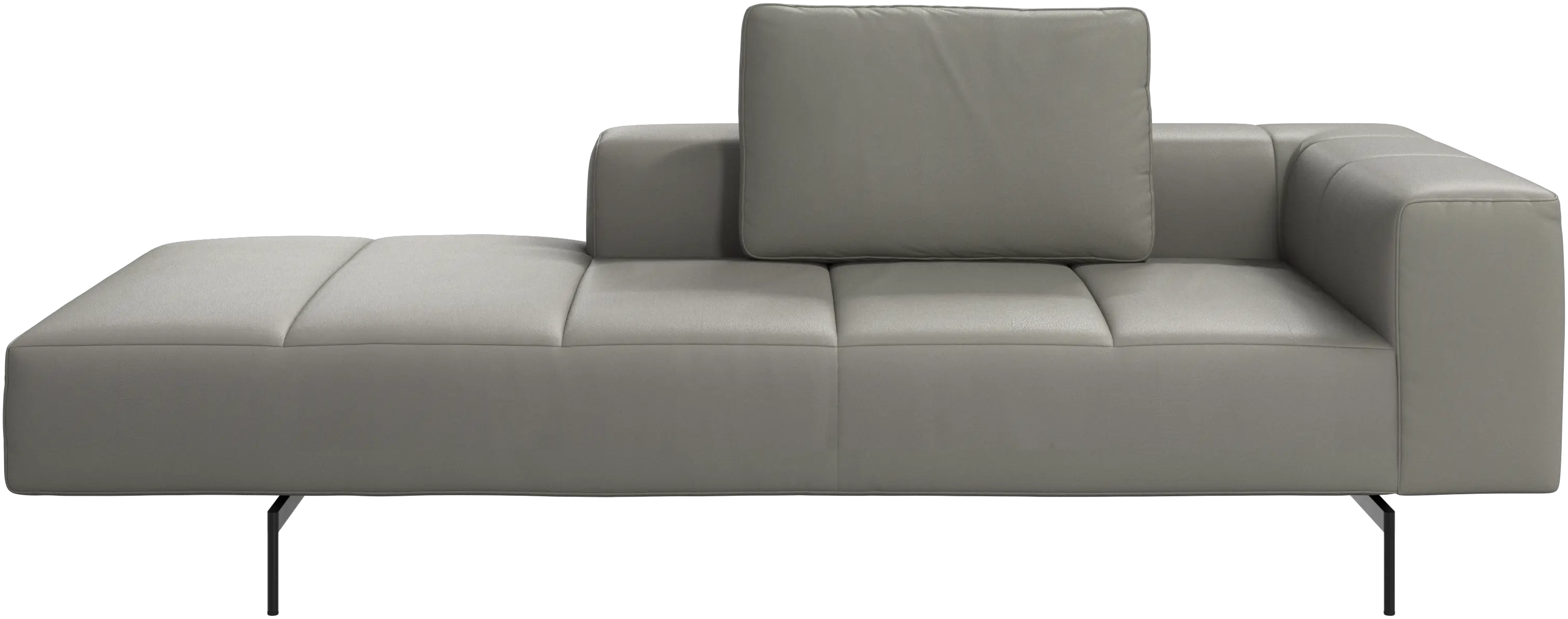 Amsterdam Iounging module for sofa, armrest right, open end left