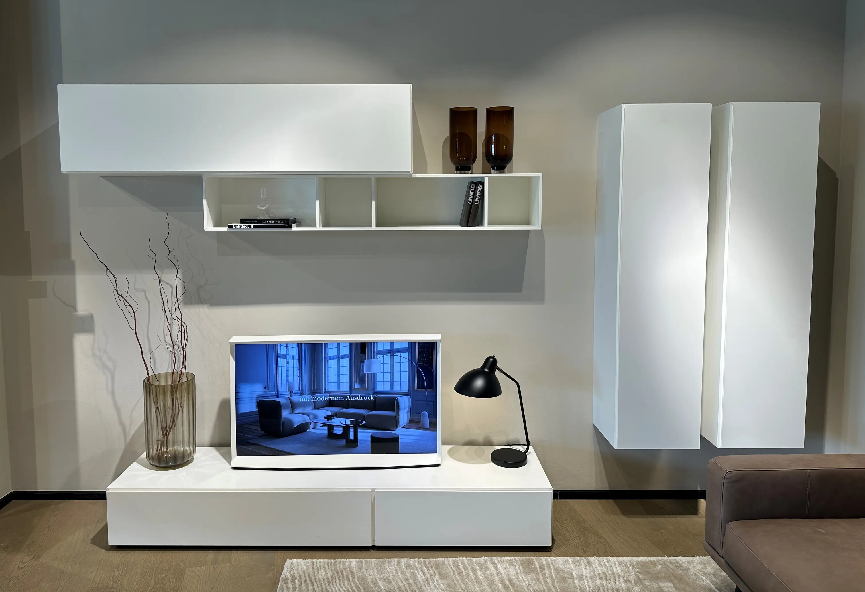Storage Lugano/Como Wandsystem - 40% Preisvorteil (ohne Dekoartikel und Fernsehen)