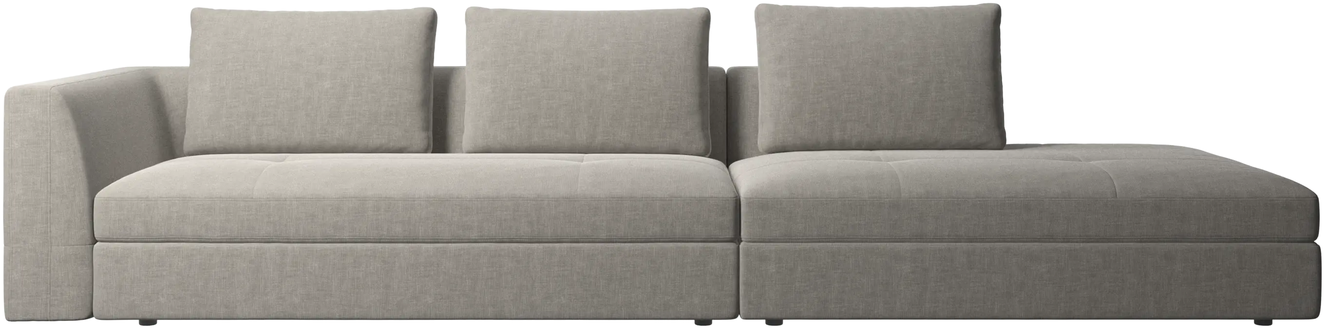 Bergamo sofa with lounging unit