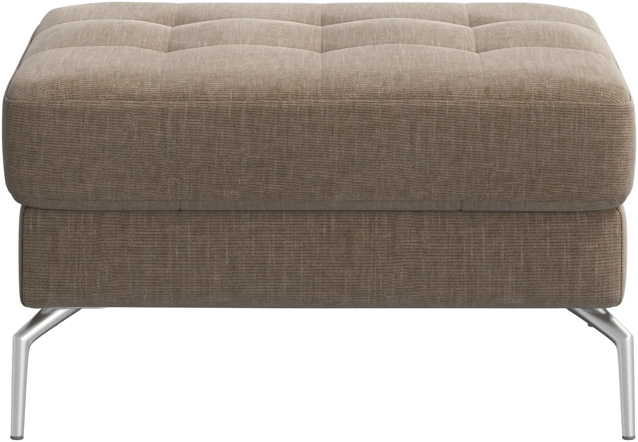 Osaka footstool, tufted seat