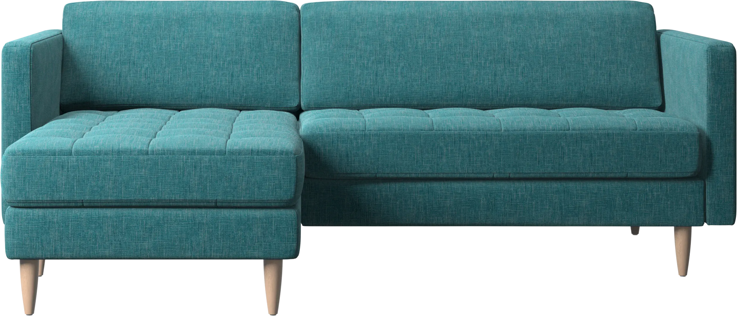 Osaka sofa with resting unit, tufted seat