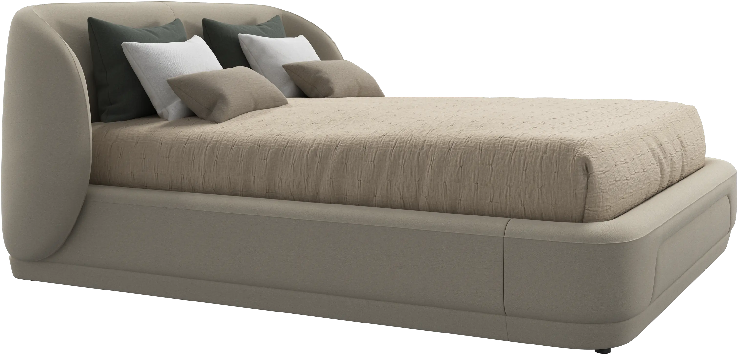 Bolzano bed with slats  - W152,5xL190cm