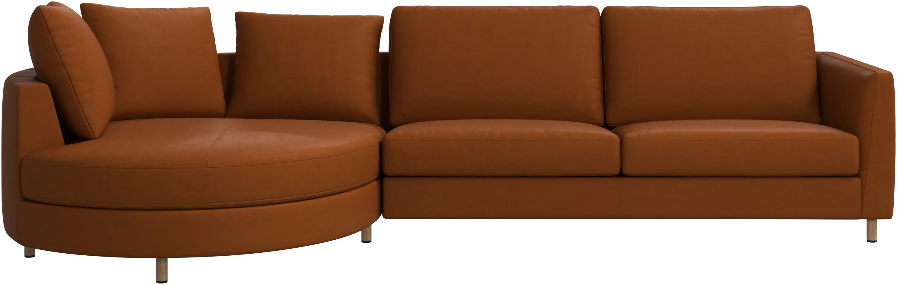 Indivi sofa with chaise longue left