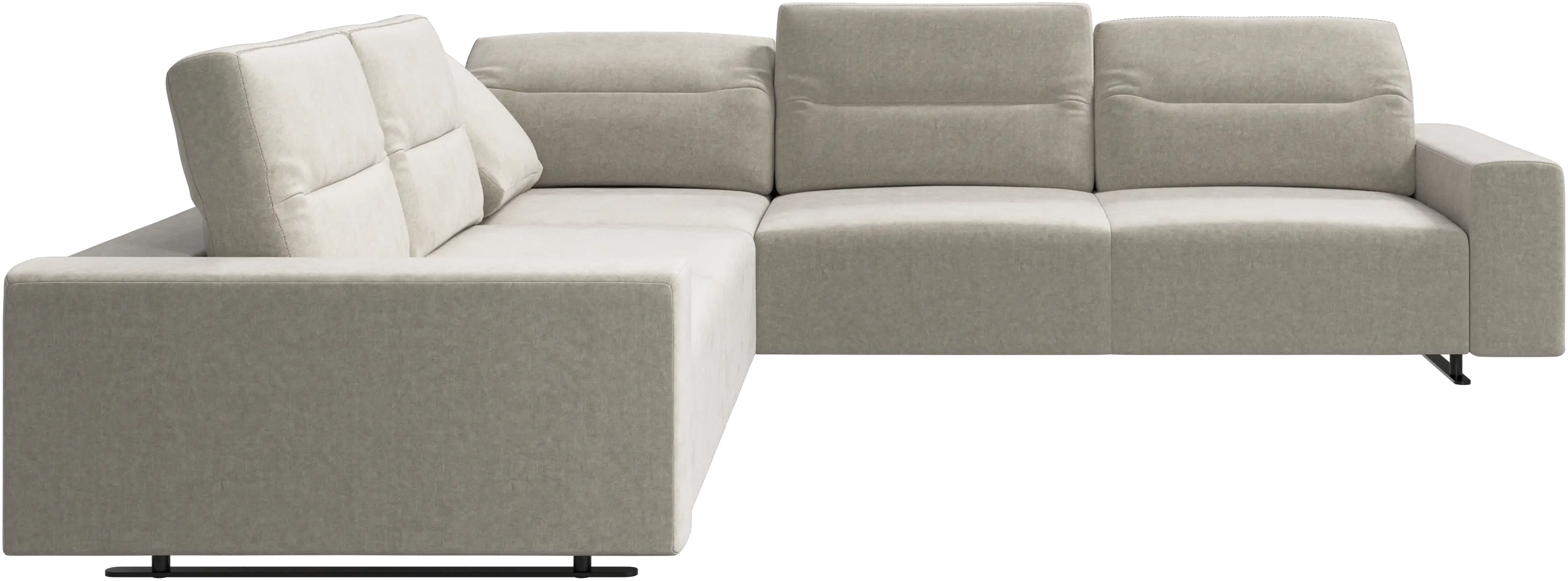 Hampton corner sofa with adjustable back