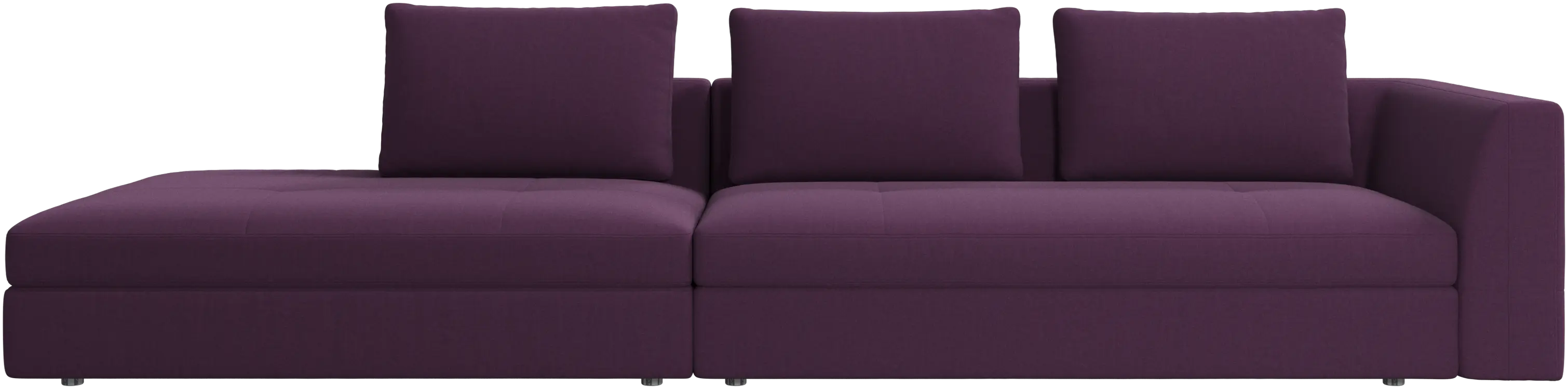 Bergamo sofa with lounging unit