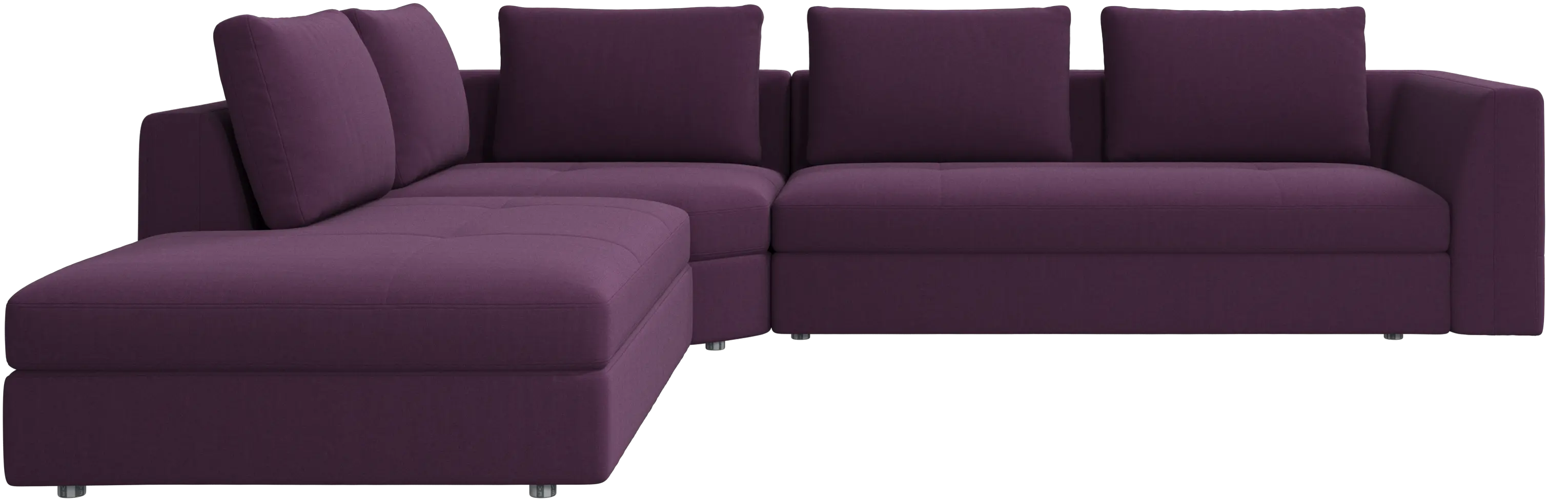 Bergamo corner sofa with lounging unit