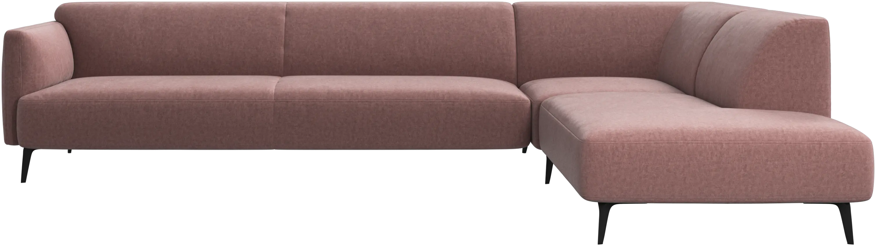 Modena corner sofa with lounging unit