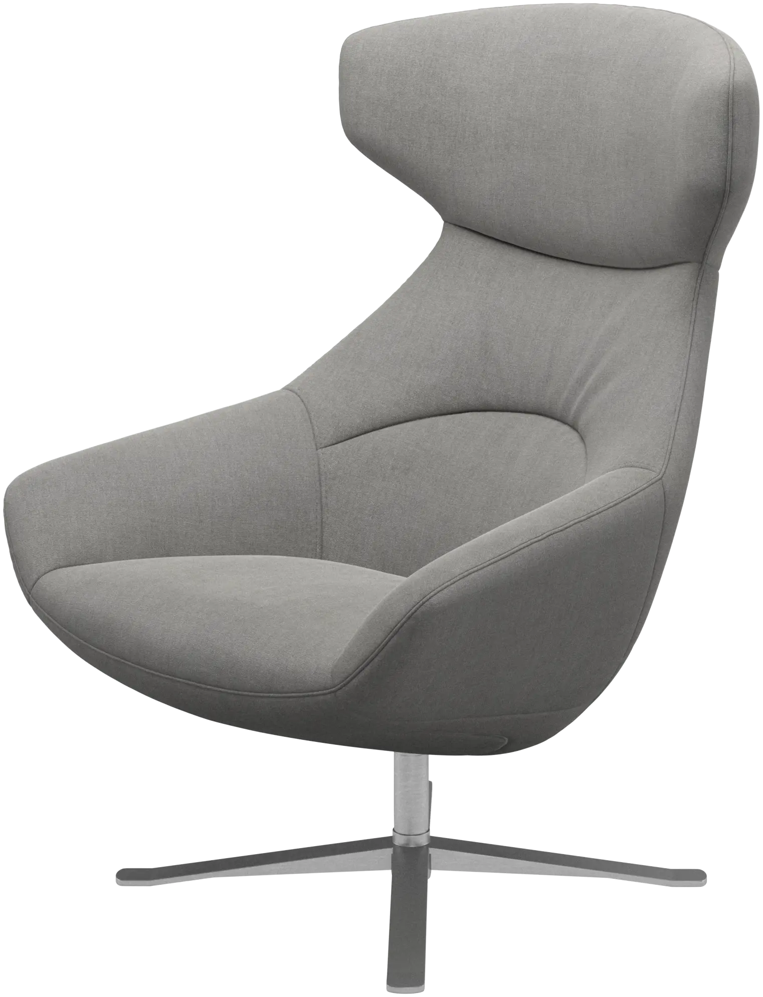 Porto chair with reclining back function and swivel base