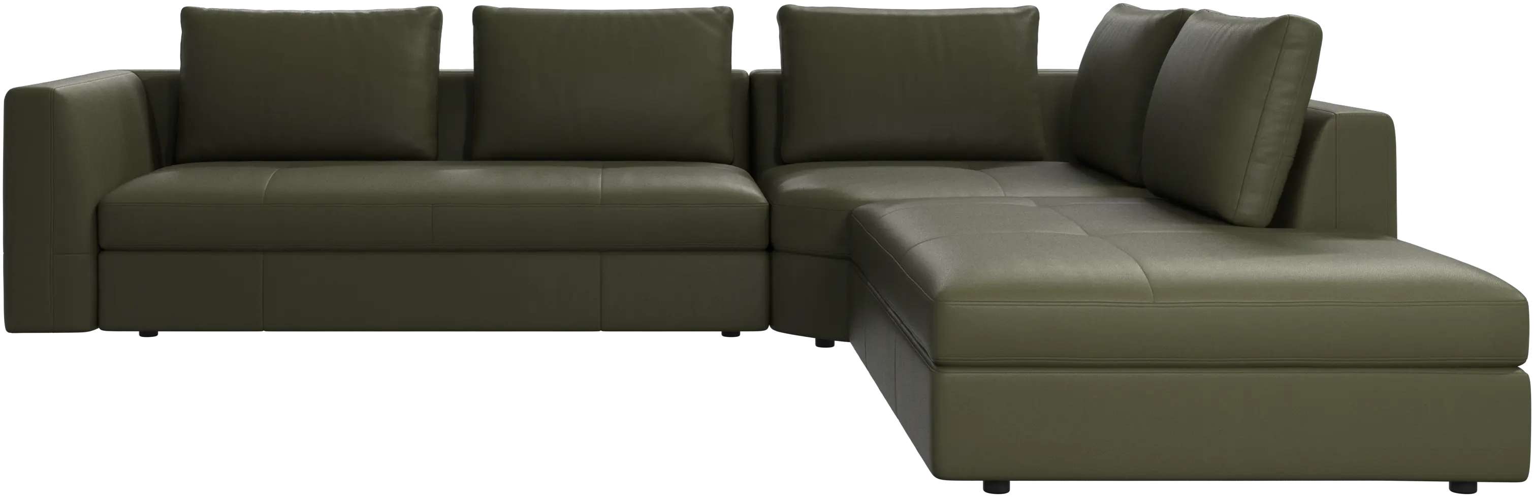 Bergamo corner sofa with lounging unit