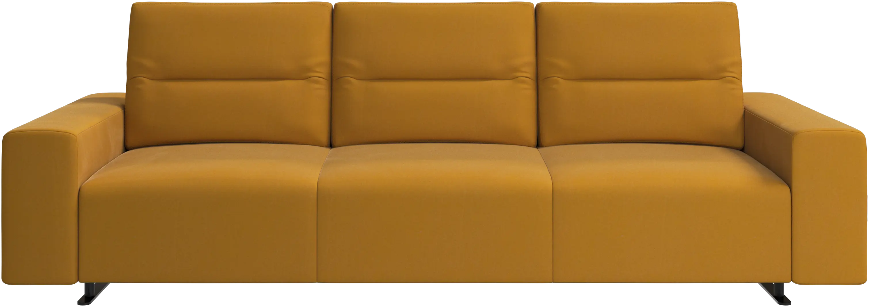 Hampton sofa with adjustable back and storage on the left side