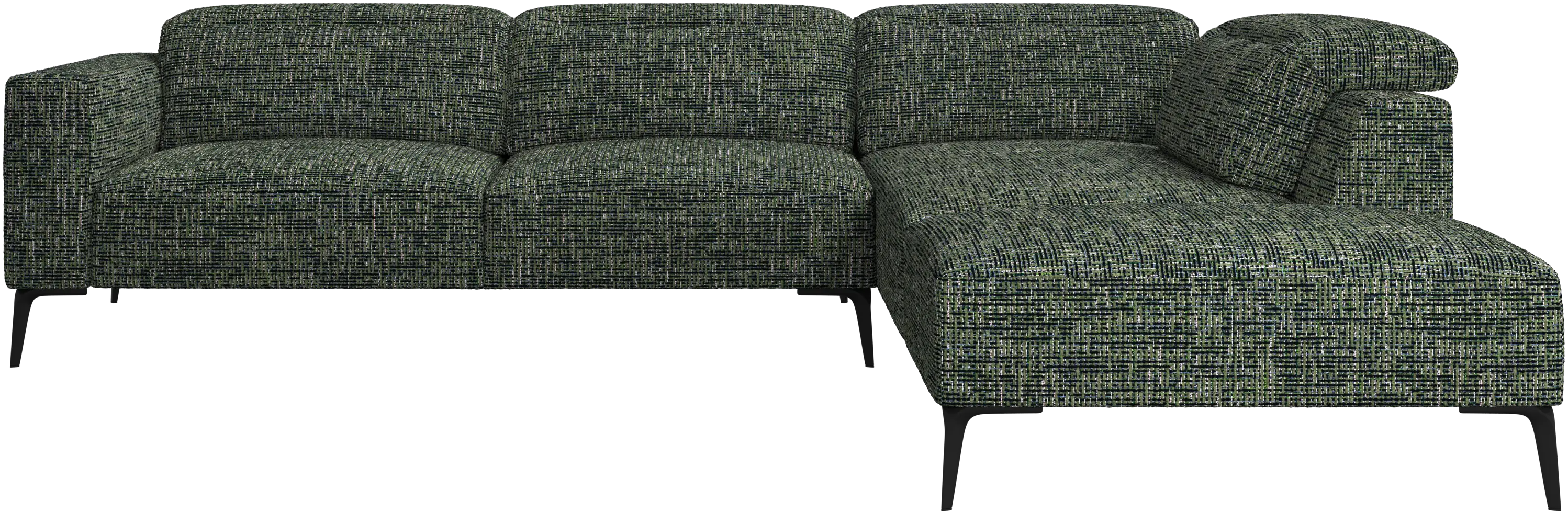 Zürich corner sofa with lounging unit