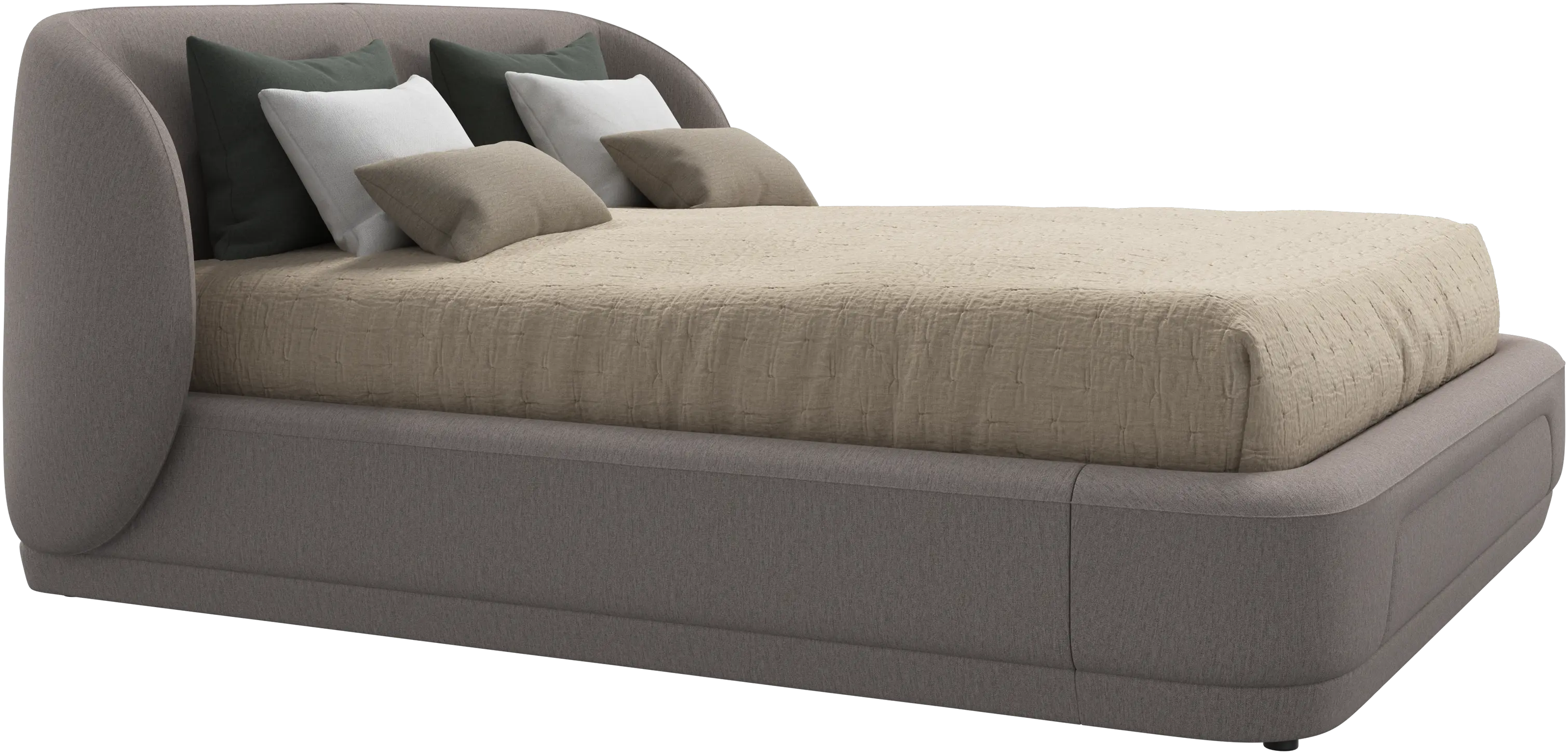 Bolzano bed with slats  - W152,5xL190cm
