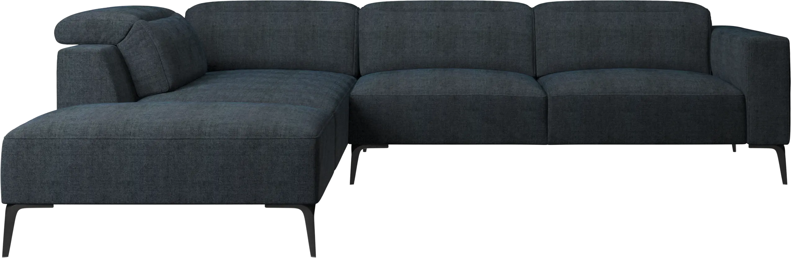 Zürich corner sofa with lounging unit