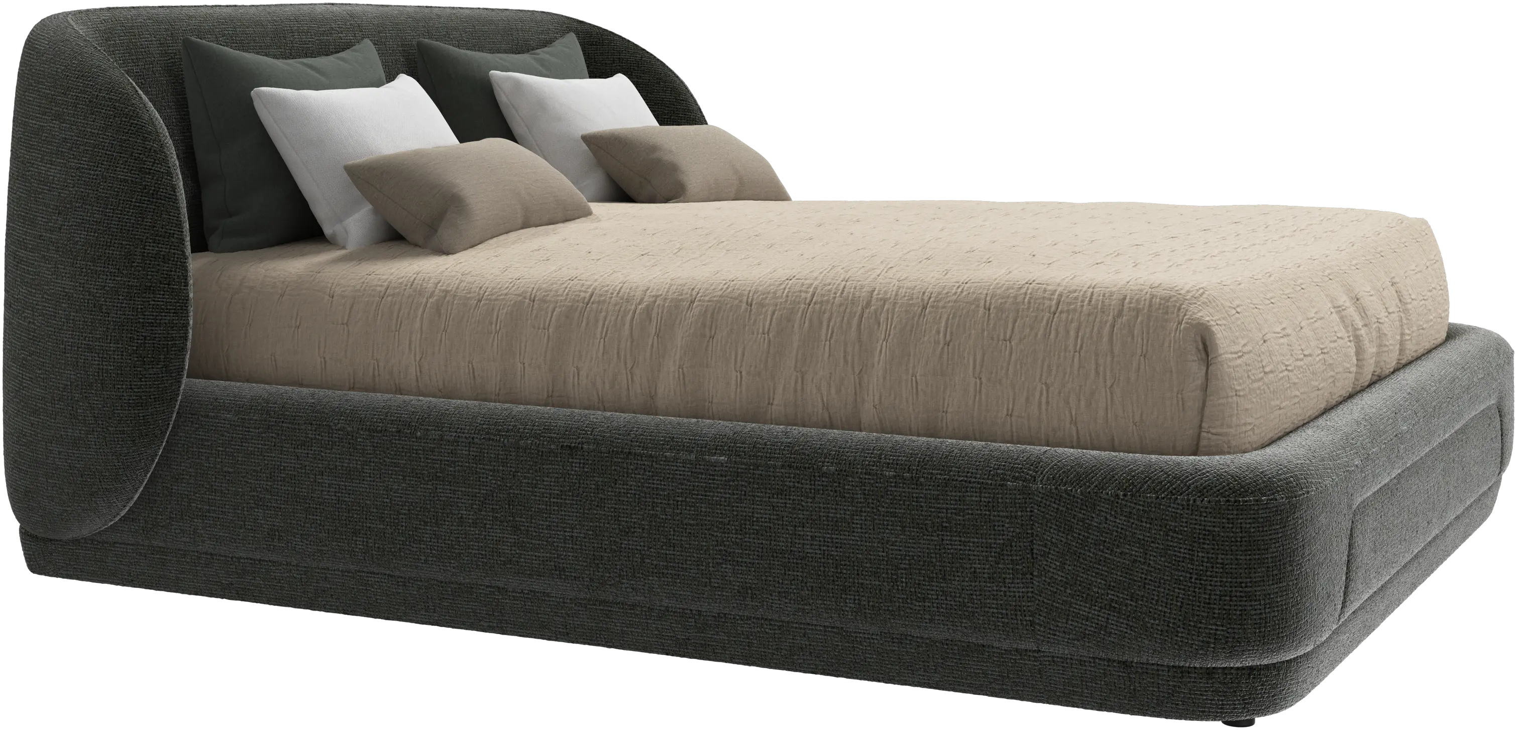 Bolzano bed with slats  - W152,5xL190cm