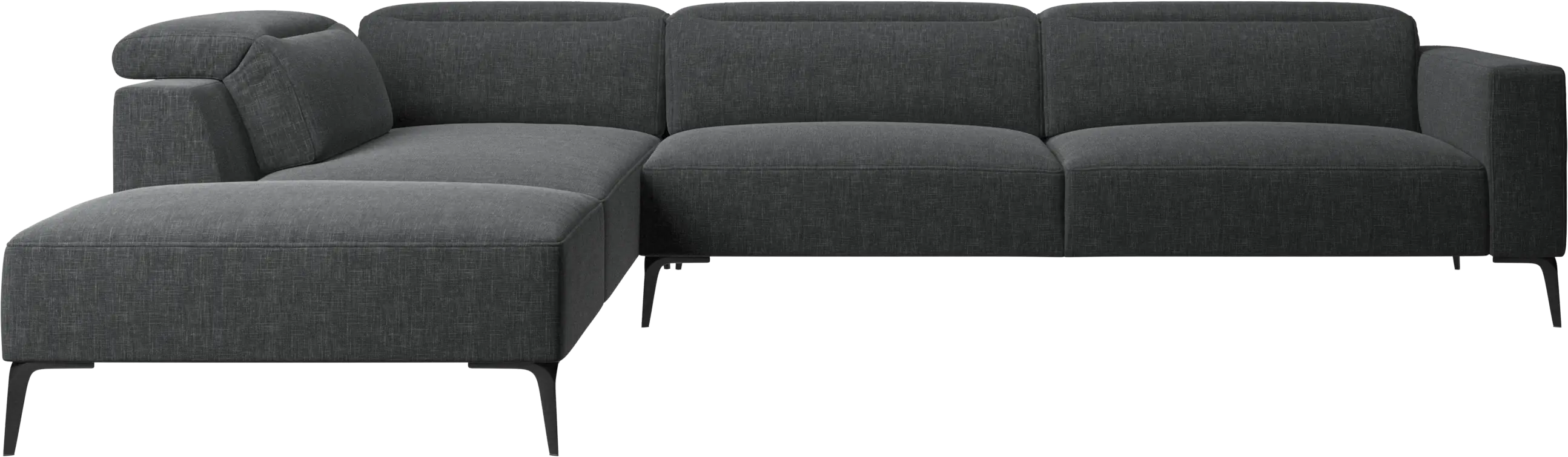 Zürich corner sofa with lounging unit