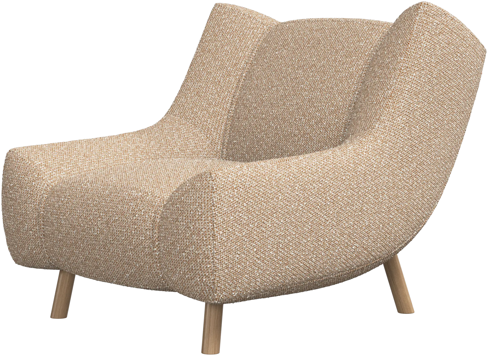 Chaise Nawabari, jambe en bois